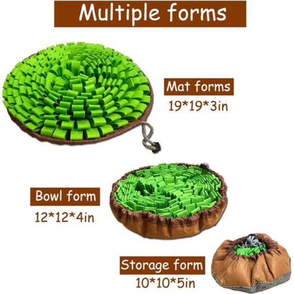 Pet Snuffle Mat for Dogs,Interactive Feed Puzzle for Boredom, Foraging Skills - Picture 2 of 6